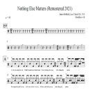 Metallica - Nothing Else Matters 드럼 악보 이미지