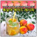 빛과당신 | 복숭아 에이드 레시피: 수제 천도복숭아청 활용한 여름음료 만들기 (탄산수 비율 꿀팁)