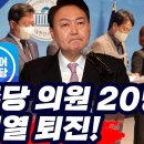 민주당 20명 윤석열 퇴진 이미지