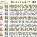 2023년 5월 30일 운세 및 세상 소식 이미지