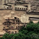 중국 북방 지역의 맥적산 석굴 불교 석굴암 불교문화재 麦积山石窟 이미지