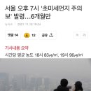 서울 오후 7시 '초미세먼지 주의보' 발령…6개월만 이미지