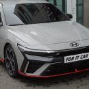 사이버 블루 | 일산썬팅 잘하는 곳에서 아반떼 N 사이버 메탈릭 그레이 + 솔라가드 티타늄 출고 후기