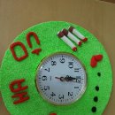 진주 지수초등학교 금연의 날 시계 클레이 수업 이미지