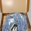 헤어마렌 | 여름필수템 :) 마스케라 모자 마스케라(MASKERA) 스트라이프 블루 후기 자외선차단모자