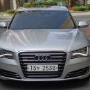 아우디 뉴A8 3.0 TDI 콰트로 / 2012년식 / 실버색 / 오토 / D4 / 완전무사고 / 2450만원 이미지