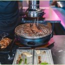 명동거리 숯불 이미지