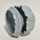 ★★ 宋 汝窯 天靑釉 修內司 款 蓮花形 香薰 高9 口9 底8 이미지