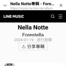 Nella Notte on Taiwan Line Music타이완 라인 뮤직👍🎶 이미지