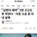 이혼중 아내 살해 이미지