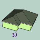 동일한 평면도로 가장 많이 시공되는 지붕의 디자인은?(목조주택) 이미지