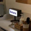 투투안경원 | 다양한 문구를 바꿔가며 사용하는 미니 조명간판 / USB 플리마켓간판, 카운터간판 , 푸드트럭간판...