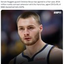 크리스천 브라운, 다이슨 다니엘스, 애런 니스미스 연장 계약 이미지