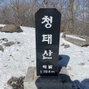 2024년(갑진년) 첫산행 청태산1200m 이미지