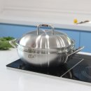 우주스텐주방 | 스테인리스웍 AMT파티웍28cm 인덕션스텐웍 사용방법 및 솔직후기