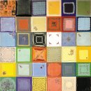 김수자농장 | 수예(手藝)를 활용한 작품 수놓은 천 조각 캔버스에 붙여… 추상화처럼 표현