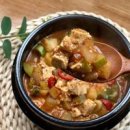 강된장찌개 만드는법 재료 돼지고기 두부 강된장 레시피 된장 요리 이미지