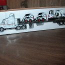 1/50 Bobcat Tractor Trailer Set w/ Loaders & Excavators(밥캣 트레일러 트랙터&미니굴삭기 모형 세트) 이미지