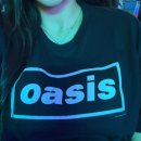 오아시스(Oasis) - 동구 | OASIS 오아시스 데카 로고 티셔츠 구매 후기, 커플 밴드티 사이즈 추천