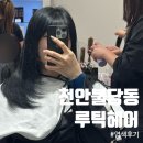 스타벅스천안불당디티점 | 천안신불당 애견동반가능 미용실 루틱헤어 중단발 여자 염색후기