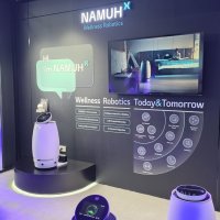 SK인텔릭스, MWC서 웰니스 로봇 공개…글로벌 협력 타진