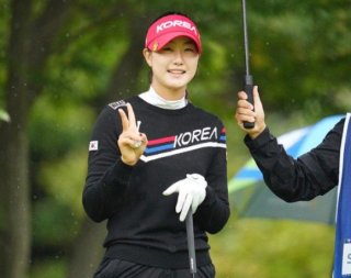오수민 골프 스윙 장면