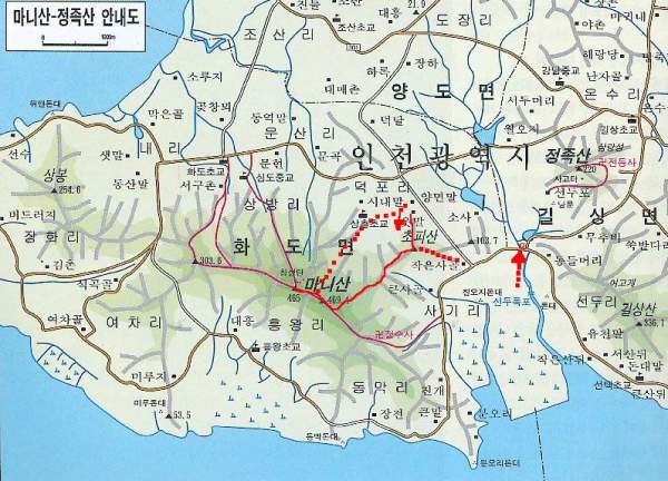 강화도 지도(12가지)