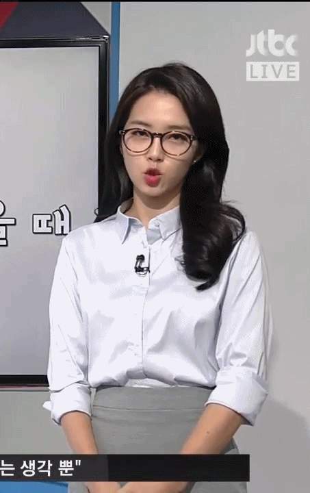 JTBC 뉴스룸 메인 안나경 아나운서 움짤.gif | 인스티즈