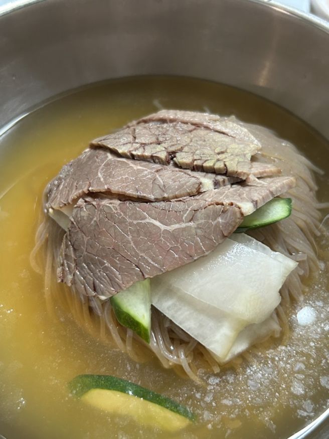 서울 종로 가성비 11,000원 평양냉면 "유진식당" 토요일 웨이팅