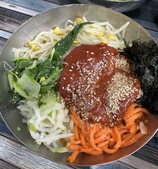강서구 공항 근처 점심 맛집 시장분식 비빔칼국수 내돈내산 후기
