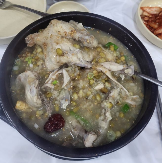 복날 최고의 보양식 녹두 삼계탕 군산 맛집 운정 식당