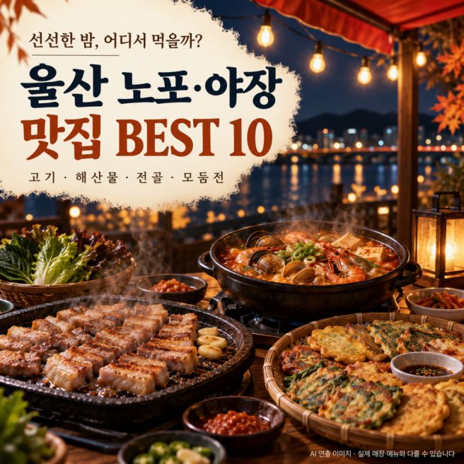 몰랐는데 알고 보니 여기가 진짜였다는 2026 울산 노포 야장 맛집 BEST 10 총정리 맛집 추천 울산 맛집...