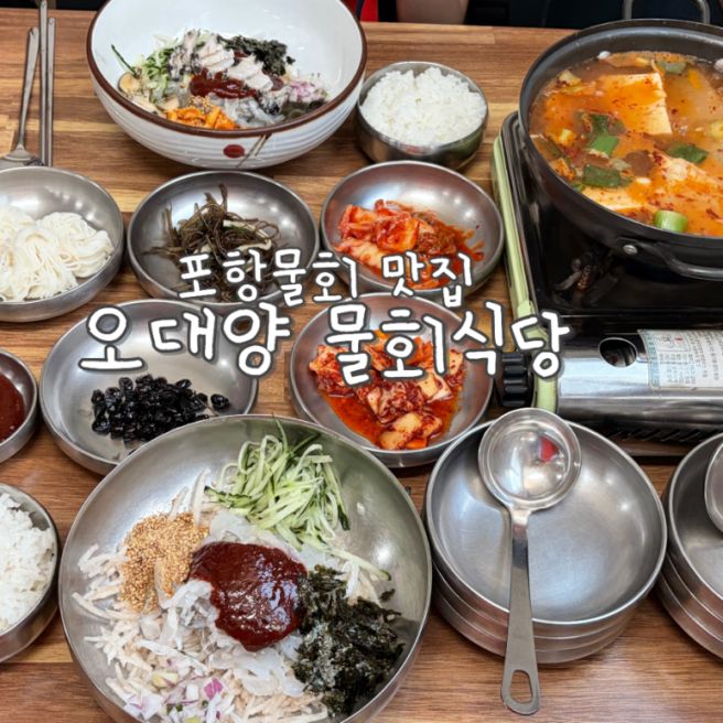 포항 물회 맛집 오대양 물회 식당 현지인추천 맛집