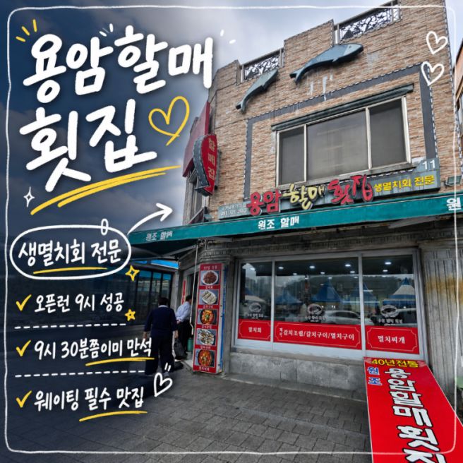 부산 기장 맛집 용암할매횟집 | 오픈런 필수 멸치회무침·멸치조림·멸치구이 후기