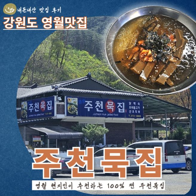 강원도 영월맛집_내돈내산♪현지인이 극찬한 영월찐맛집 주천묵집(feat.허영만의 백반기행)