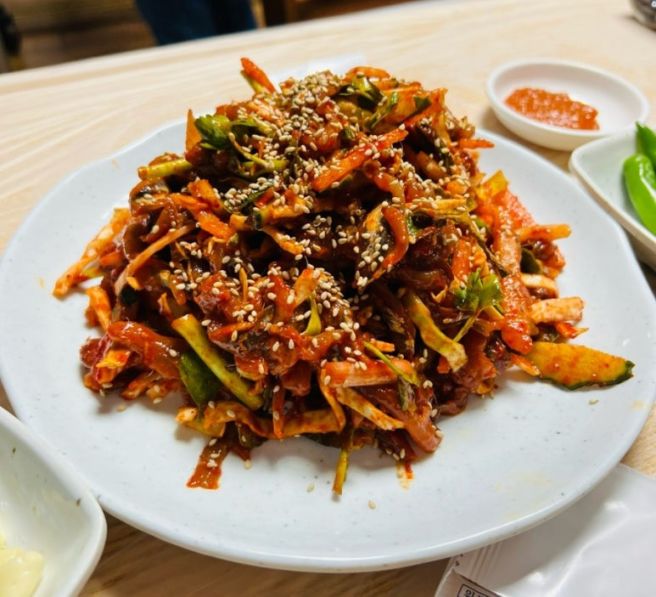 [용암할매횟집]기장밥집 블루리본 멸치회 갈치조림