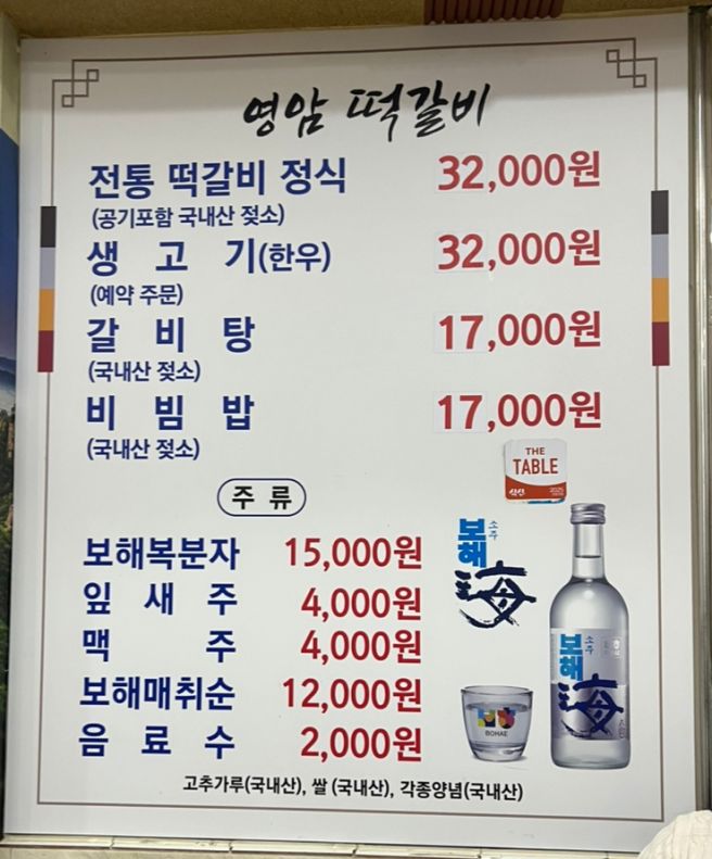 목포 / 다양한 반찬과 떡갈비가 맛있는 ‘영암식당’ (영암떡갈비)