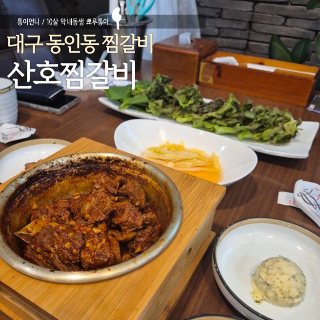 산호찜갈비 대구 동인동 매콤한 찜갈비 골목의 대표 맛집