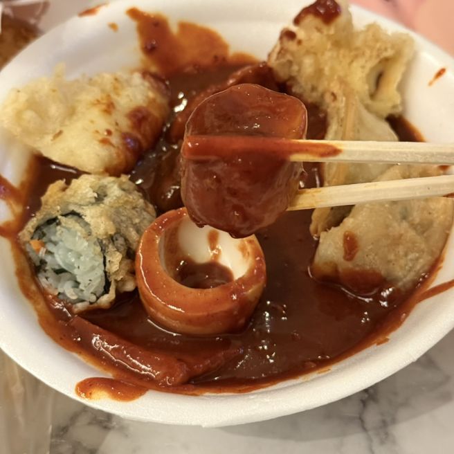 강릉 떡볶이 내돈내산 여고시절카레떡볶이 중앙시장 근처
