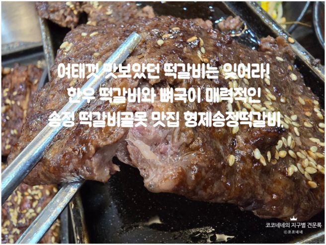 여태껏 맛보았던 떡갈비는 잊어라! - 광주 맛집 형제송정떡갈비.