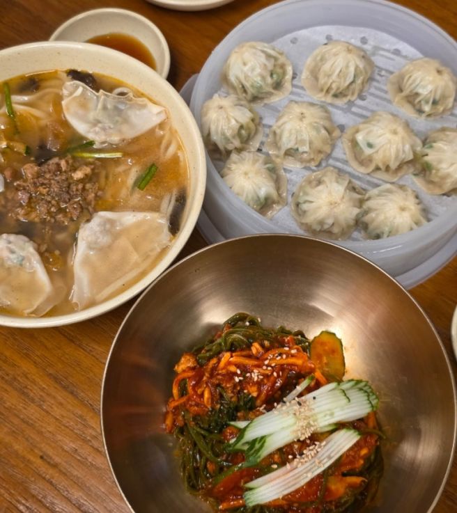 명동 칼국수맛집 비빔국수 만두 주차 내돈내산 후기 명동교자 본점
