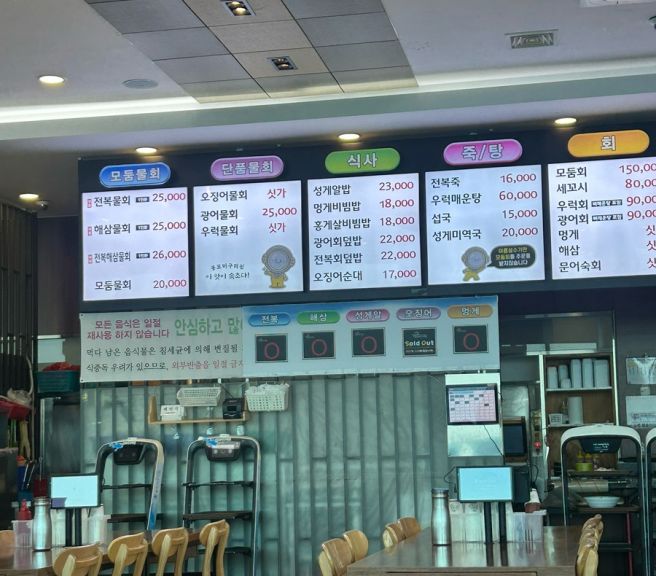속초 맛집 물회 회덮밥 맛집 | 봉포머구리집