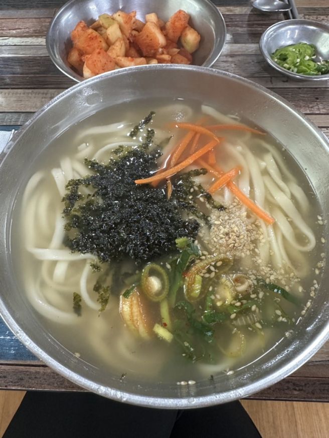 포항 남구 오천시장 맛집, 40년전통할매손칼국수
