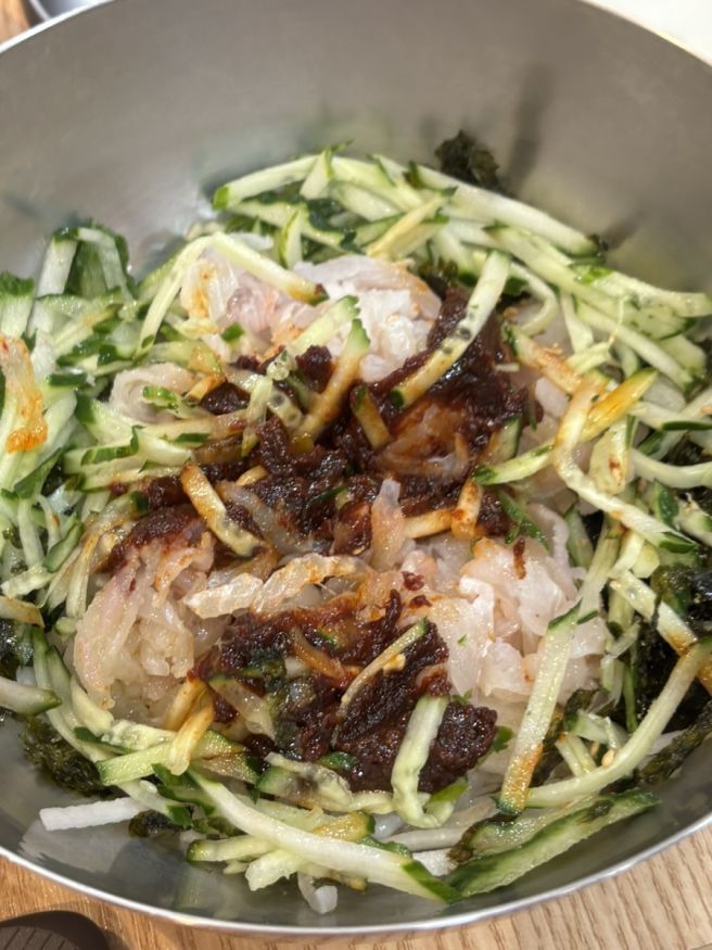 포항 내돈내산 고추장 물회 맛집 | 새포항물회집