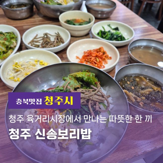 [대물림업소] 육거리시장에서 만나는 따뜻한 한끼, 청주 신송보리밥