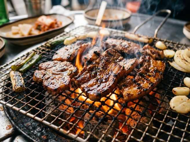 현지인이 인정하는 대구 북구 칠곡 맛집! 단골식당 연탄불고기(간장/고추장)