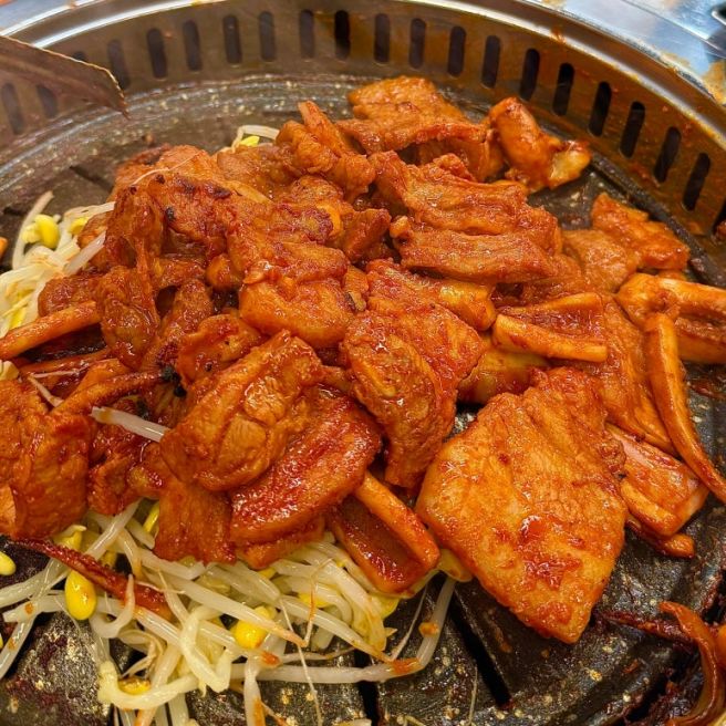 평창 대관령 알펜시아 용평리조트 오삼불고기 웨이팅 맛집 '납작식당' 내돈내산