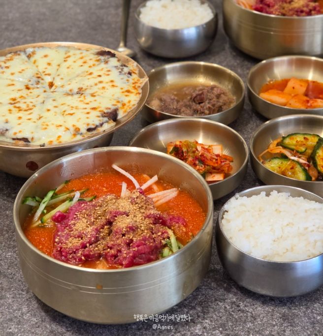 경주 맛집 유일하게 다시 가고싶은 함양집 보문점 한우물회 내돈후기