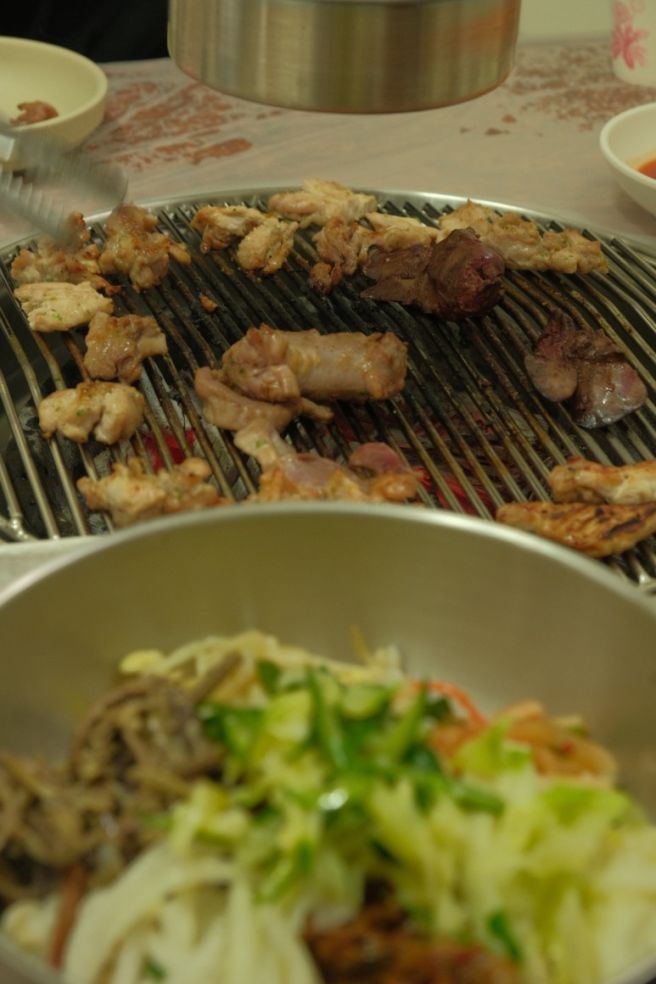 제천 동원가든_숯불 위 닭구이b