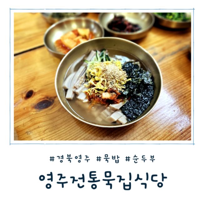 영주묵밥맛집 영주전통묵집식당에서 만난 인생 묵밥과 순두부